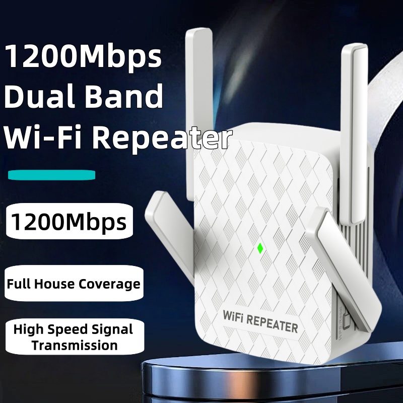 Home Security Bundle - 5Ghz WiFi リピーター 1200Mbps ルーター WiFi