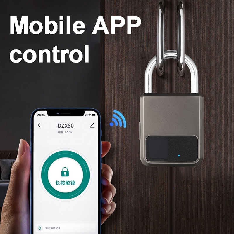 Home Security Locks - Tuya スマート南京錠 20 番号指紋ロック盗難防止 USB 充電セキュリティロッカー自転車ジムドアロック解除荷物ロッカー用