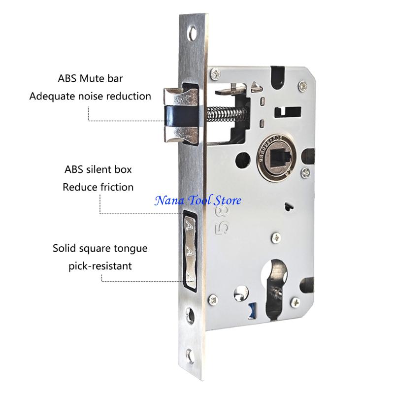 Home Security Locks - 31GJ アップグレード亜鉛合金ドアハンドルロックセットキー付きエントリードアロック室内ドアロックセット家のセキュリティと強化を強化