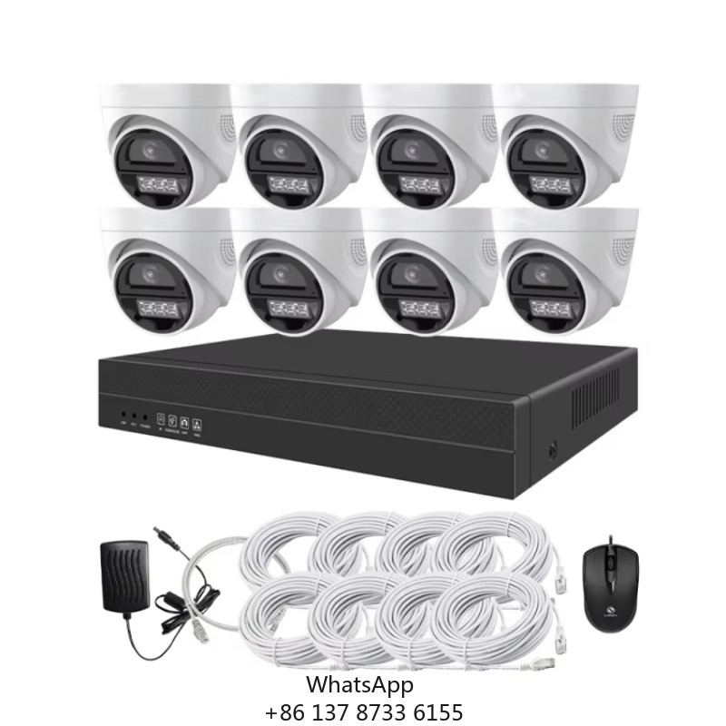 Home Security Cameras - CCTVカメラキット 4ch/8ch フルHD 屋外防水カメラ NVRキット コンボ