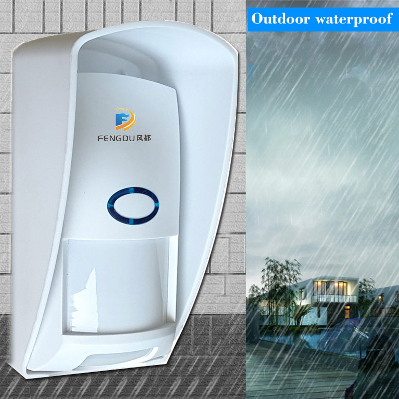 Home Security Equipment - ワイヤレス赤外線動物検出器,屋外,防水,長距離,防犯警報システム,wifi,gsm,433mhz