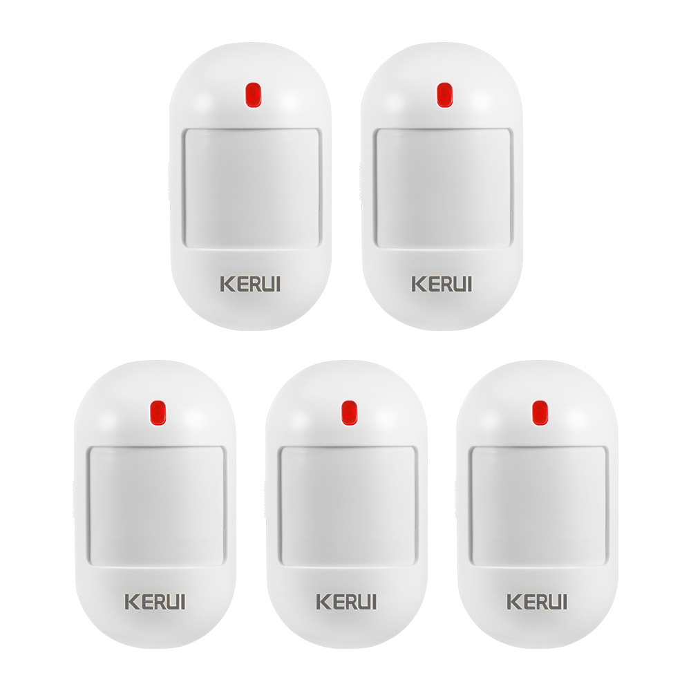 Home Security Equipment - Kerui-ワイヤレス赤外線モーションセンサー,バッテリー付きアラーム,ホームセキュリティシステム保護,w202,w181
