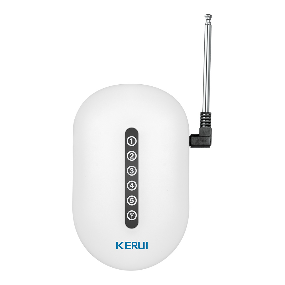 Home Security Bundle - Kerui-ホームアラームセキュリティシステム用のワイヤレス信号転送/信号リピーターブースター,デュアルアンテナ
