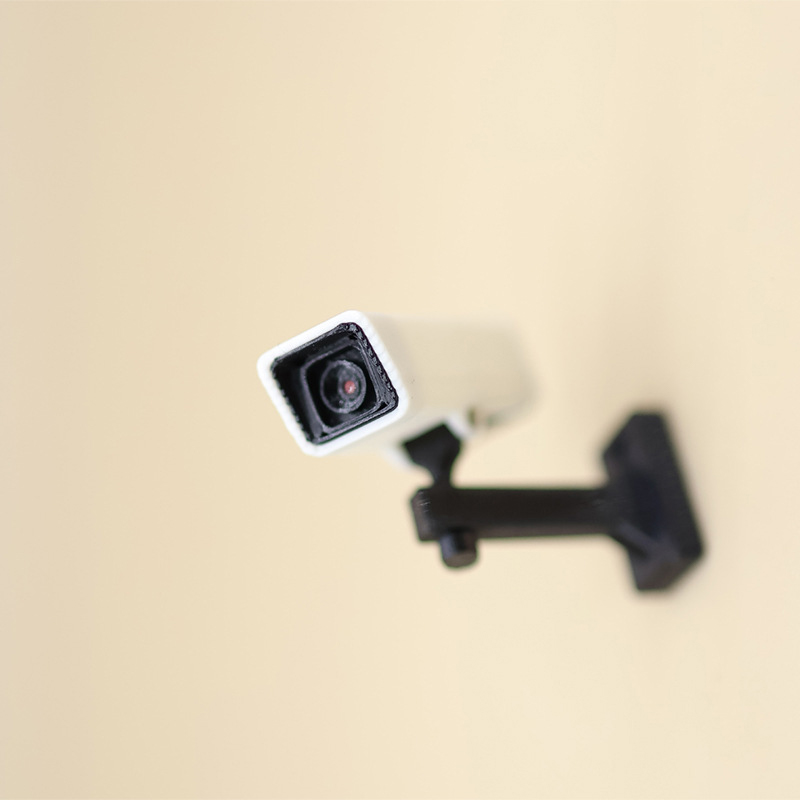 Home Security Cameras - ホットセール 1/12スケール ミニチュア監視カメラ ドールハウス装飾用、家庭用ドールマイクロシーンアクセサリー