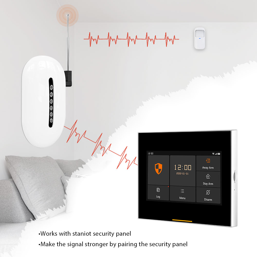 信号リピーター ワイヤレスエクステンダー 433MHz スマ - Home Security Bundle のレビューと価格