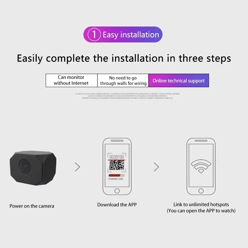 4K HD WiFi セキュリティカメラ 家庭用 ミニ スマ - Home Security Cameras のレビューと価格