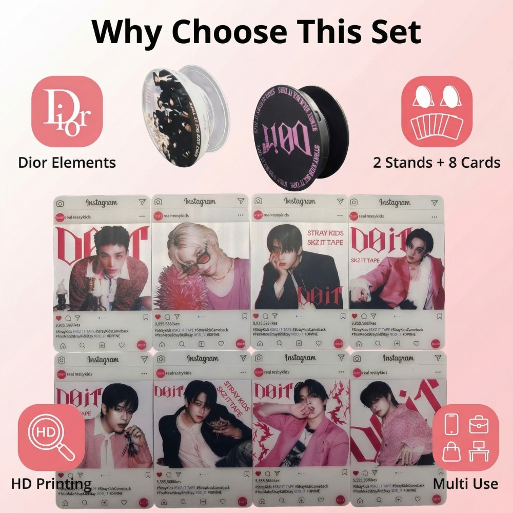 新しいKpop DO ITファングッズセット 8枚のクリアカ - Home Security Bundle のレビューと価格