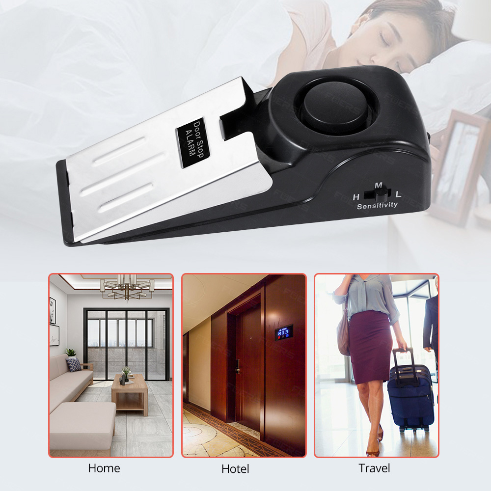FUERS ドアストップアラームシステム 120dB 大音量 - Home Security Equipment のレビューと価格