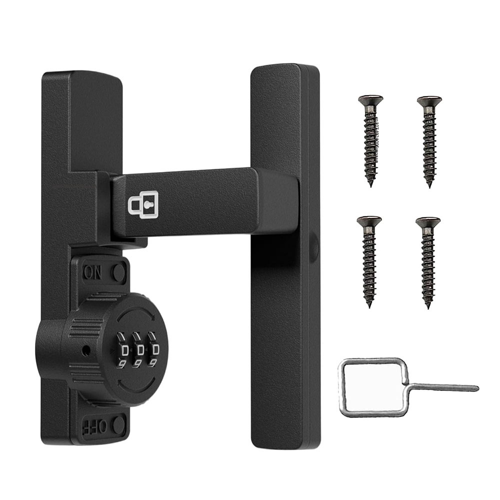 セキュリティ納屋ドアロック 3桁コンビネーションロック ホー - Home Security Locks のレビューと価格