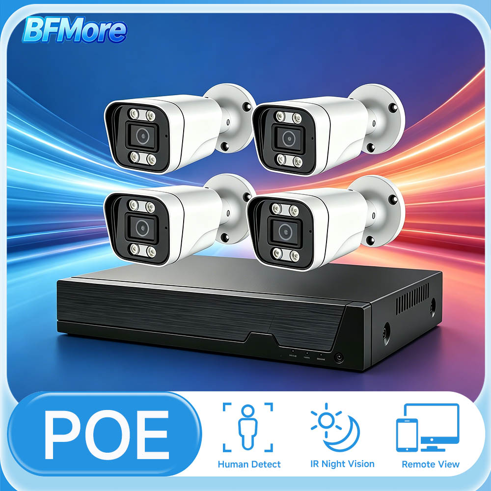 BFMore 8MP 4K Ai 人間検知セキュリティシステ - Home Security Nvr のレビューと価格