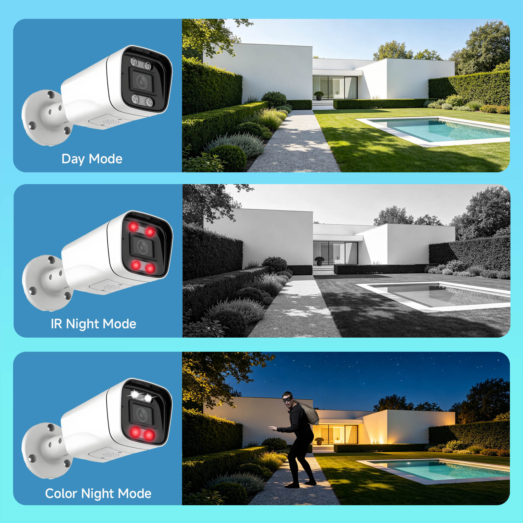 BFMore 8MP 4K Ai 人間検知セキュリティシステ - Home Security Nvr のレビューと価格