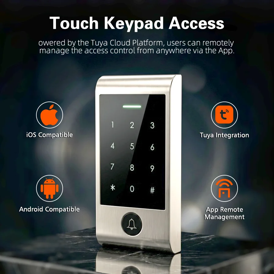 高度なWIFIリモートコントロールタッチキーパッドアクセスシ - Home Security Locks のレビューと価格