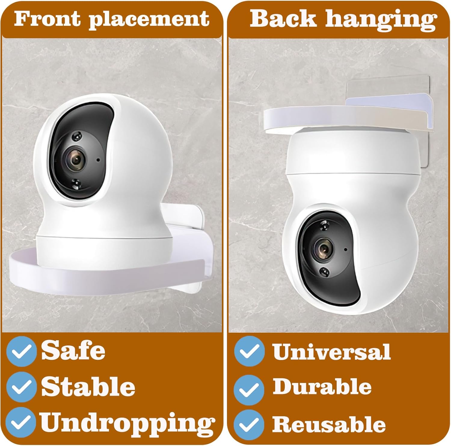 1/2 個ミニパンチフリーセキュリティ監視カメラスタンドホー - Home Security Bundle のレビューと価格