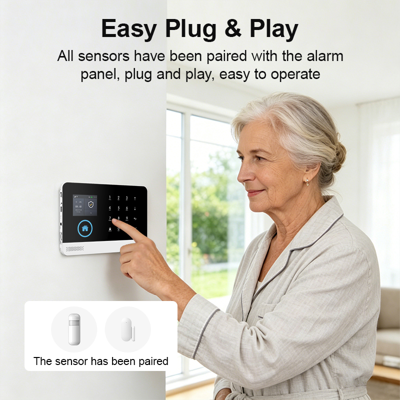 PGST WIFI GSM スマートホームセキュリティ警報シ - Home Security Product のレビューと価格