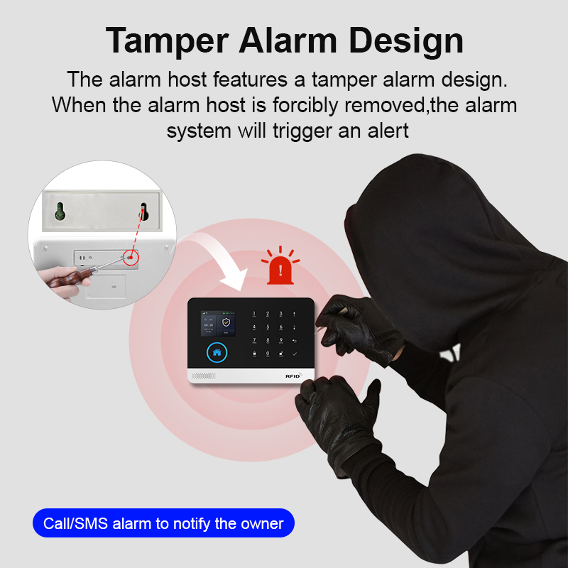 PGST WIFI GSM スマートホームセキュリティ警報シ - Home Security Product のレビューと価格