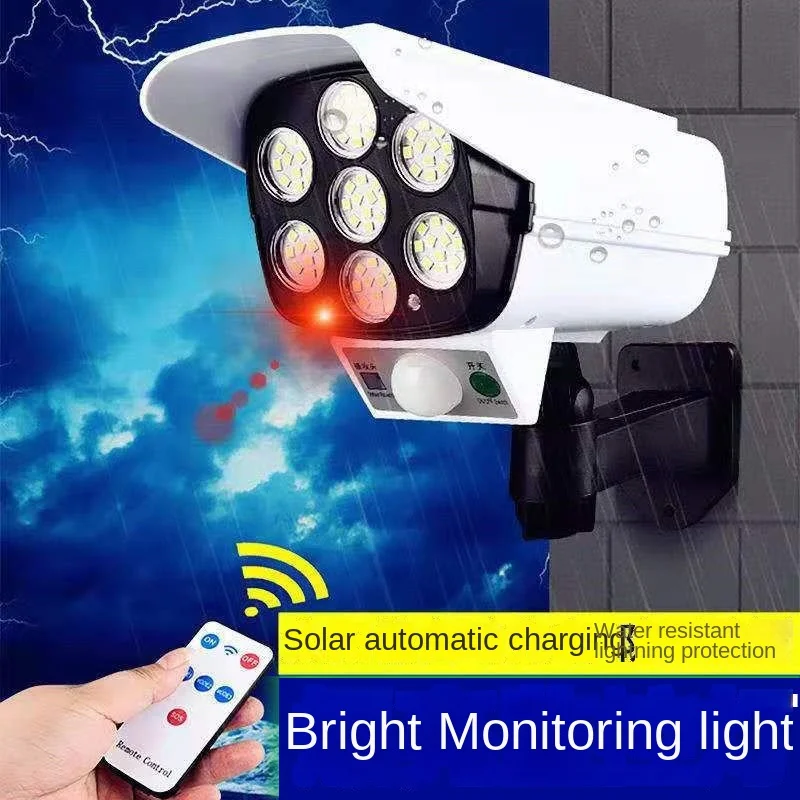屋外ソーラーライトモーションセンサーセキュリティダミーカメラ - Home Security Cameras のレビューと価格