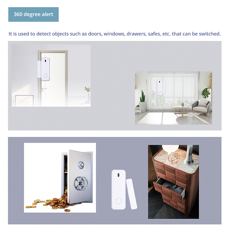 D10 窓ドアセンサー警報 433MHz ワイヤレスマグネッ - Home Security Equipment のレビューと価格