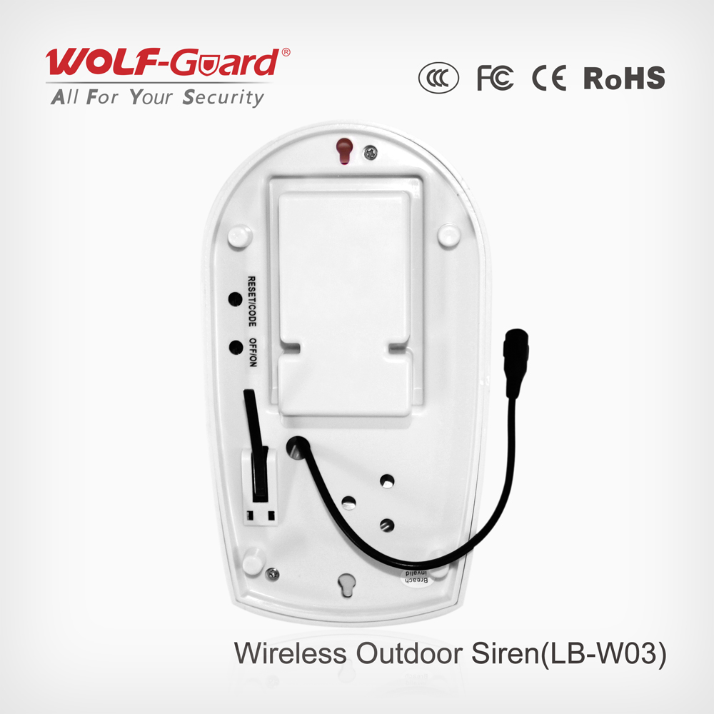 Wolf-guard-ワイヤレスホームセキュリティサイレン, - Home Security Equipment のレビューと価格