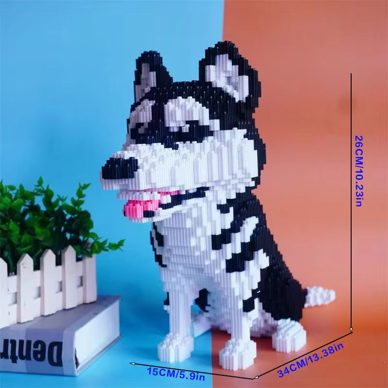 8000個入りペット犬用組み立てブロック、ホリデーギフト、誕 - Home Security Game のレビューと価格