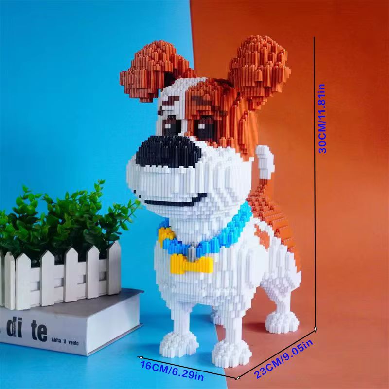 8000個入りペット犬用組み立てブロック、ホリデーギフト、誕 - Home Security Game のレビューと価格