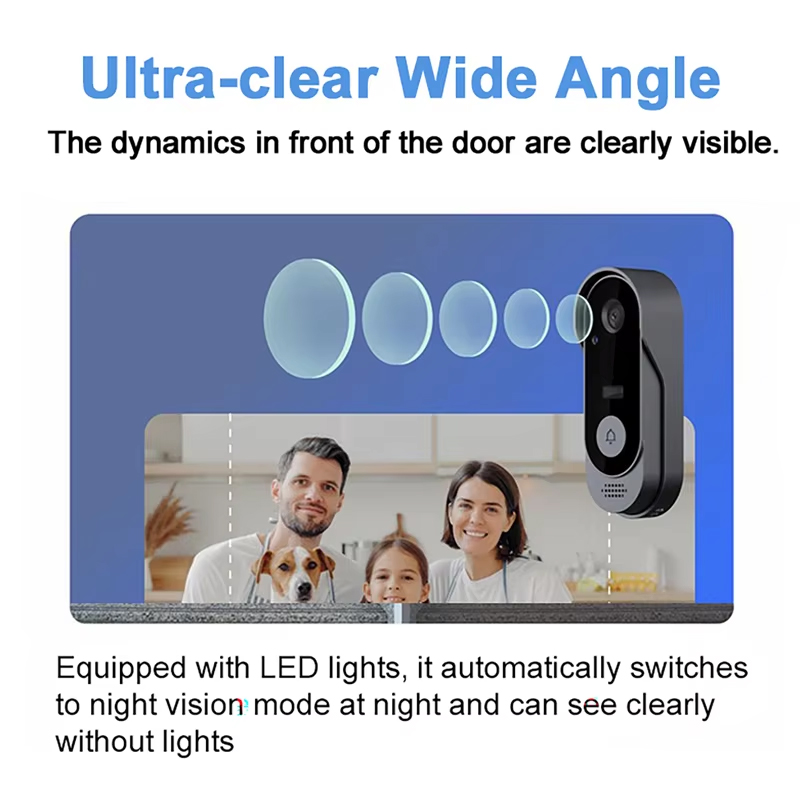 Tuya ドアベルカメラワイヤレスバンドルドアベルスマートホ - Home Security Bundle のレビューと価格