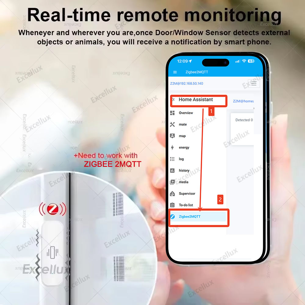 Zigbee スマート振動センサーホームセキュリティ保護リア - Home Security Monitor のレビューと価格