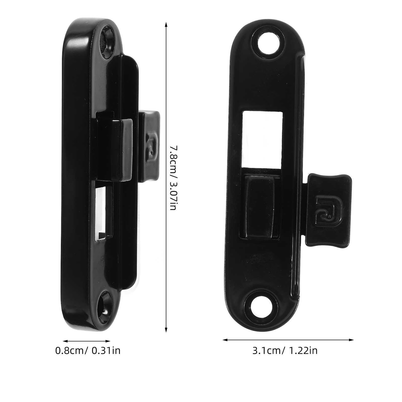 1セット スライド式窓ロック クレセントデザイン 金属製ドア - Home Security Locks のレビューと価格