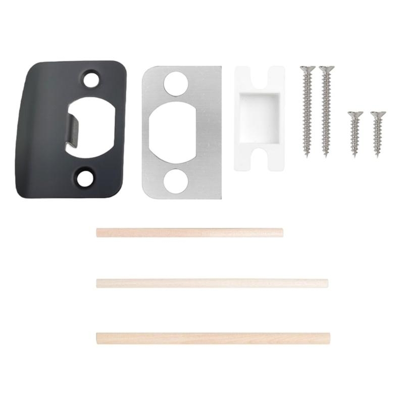 ドアストライクプレートセットエレガントなドアロックラッチ補強 - Home Security Locks のレビューと価格