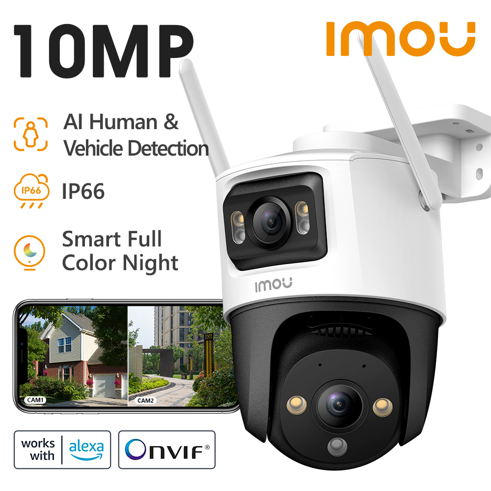 IMOU 屋外 PT セキュリティカメラ - 10MP デュ - Home Security Monitor のレビューと価格