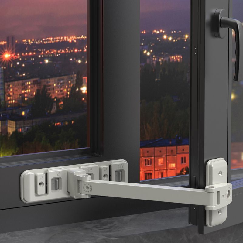 調節可能なホームベビー安全ロックバックル子供窓リミットホルダ - Home Security Locks のレビューと価格