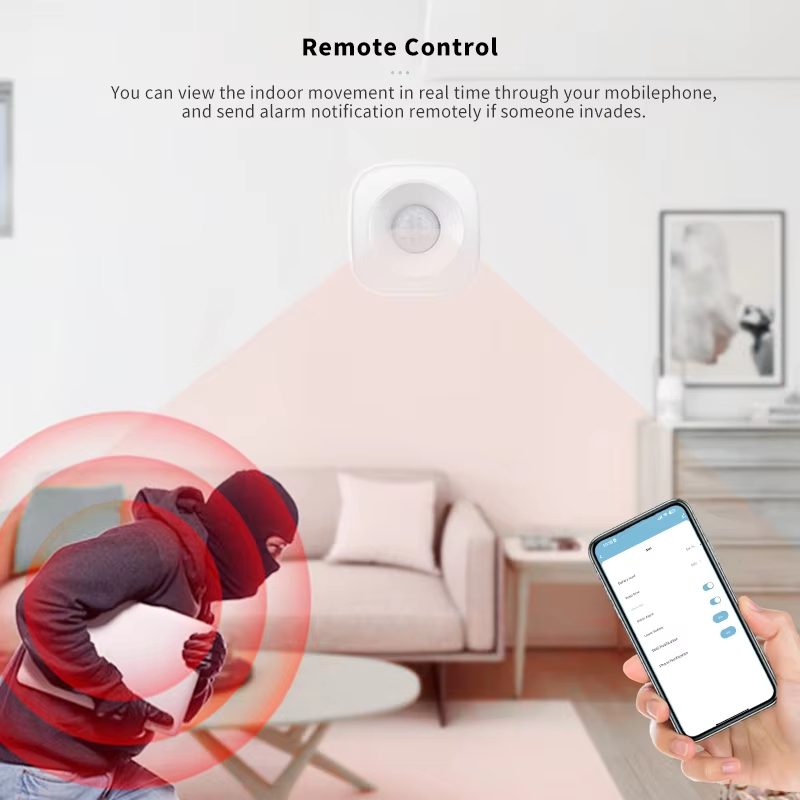 Tuya Zigbee-ワイヤレス赤外線モーションセンサー, - Home Security Wireless のレビューと価格