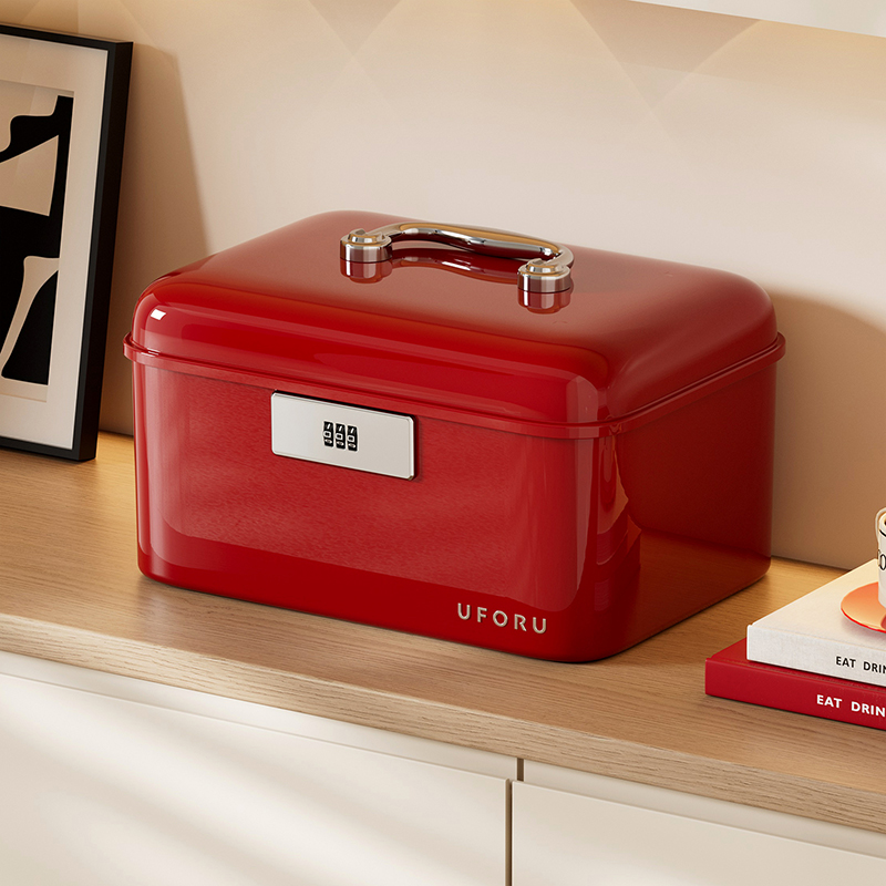 UFORU ハンドル付きロック式収納ボックス、二層式大容量安 - Home Security Equipment のレビューと価格