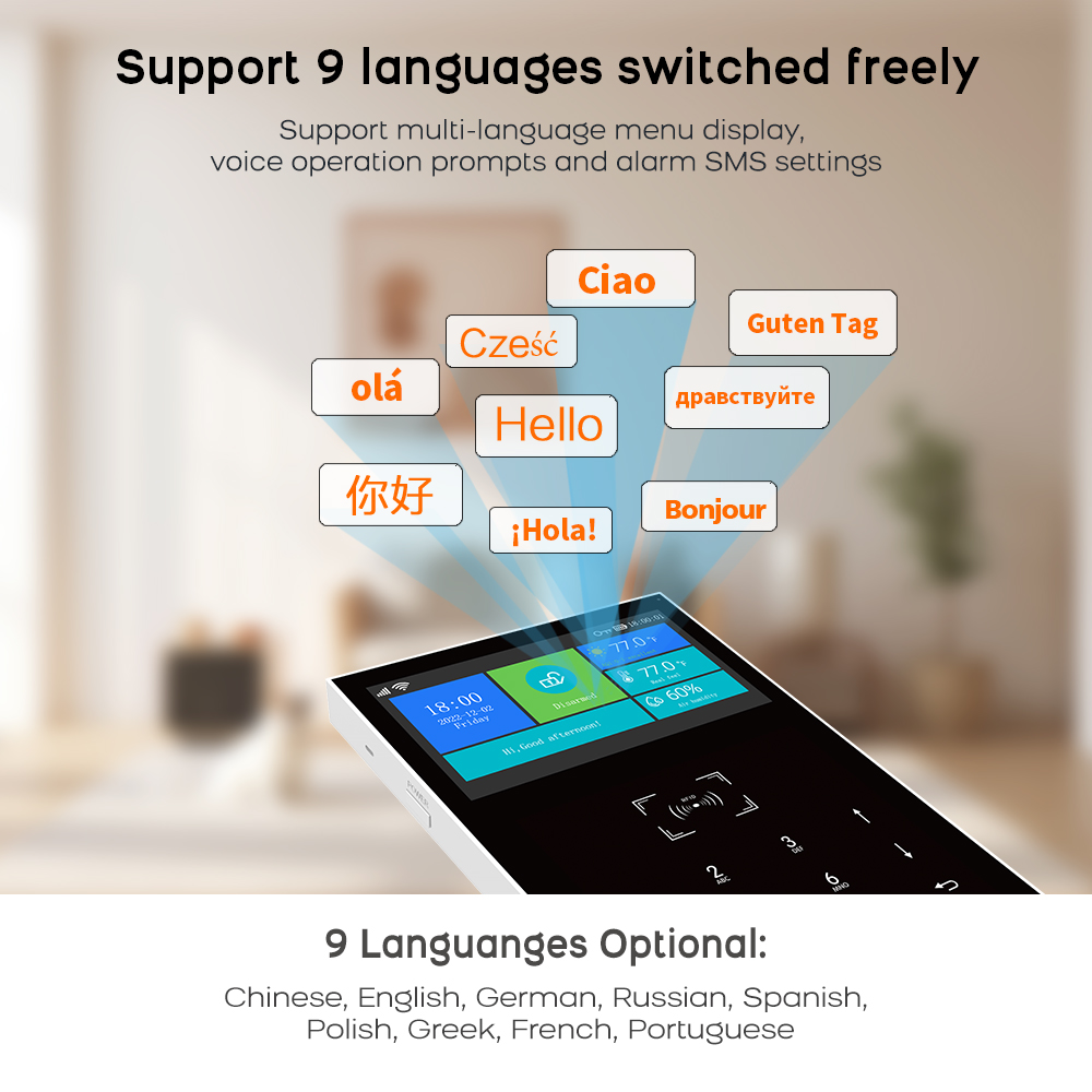4G GSM WiFiアラームシステム、Tuyaスマートホー - Home Security Product のレビューと価格