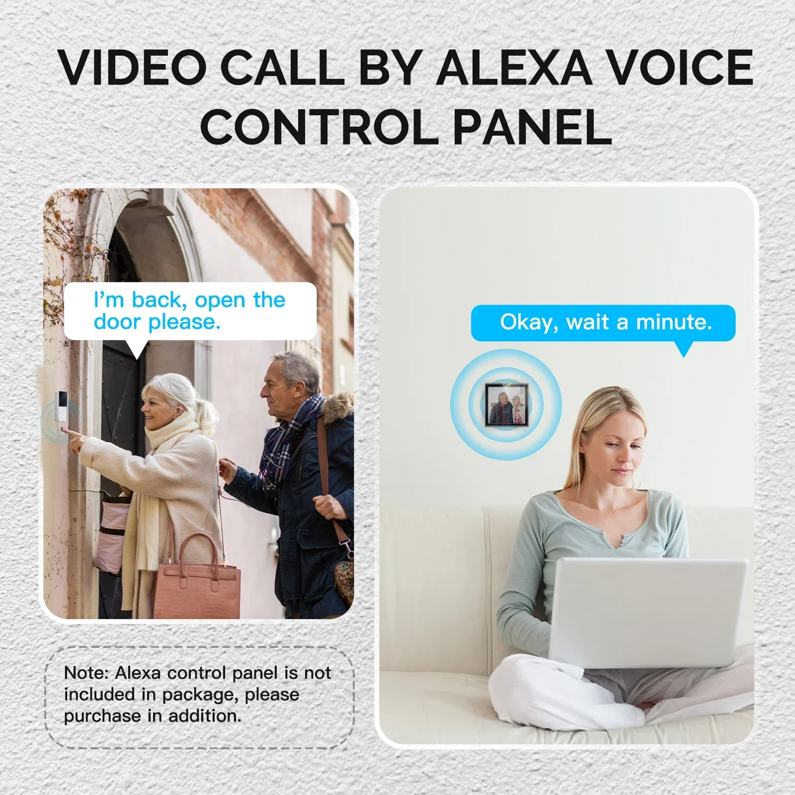 2方向オーディオ,ナイトビジョン,ワイヤレスドア製品を備えた - Home Security Product のレビューと価格